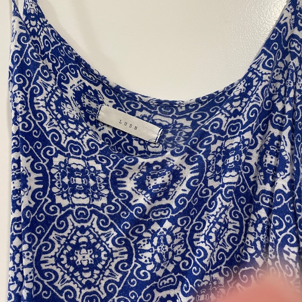 Lush printed maxi dress